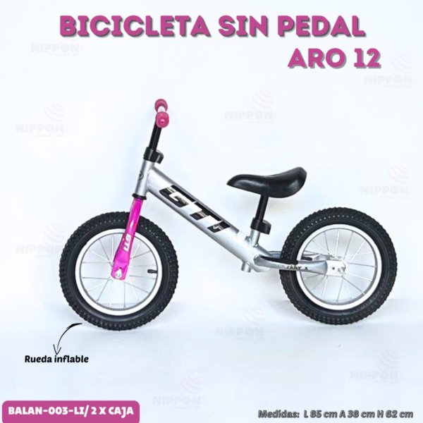 Bicicleta de Equilibrio Aro 12 para Niños